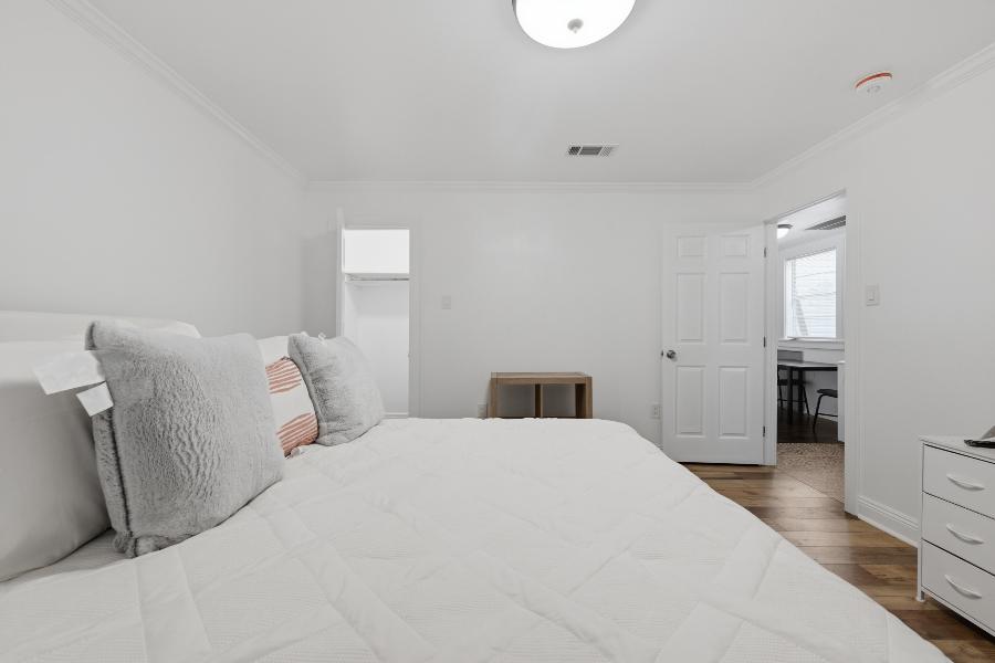 Second bedroom with walk-in closet